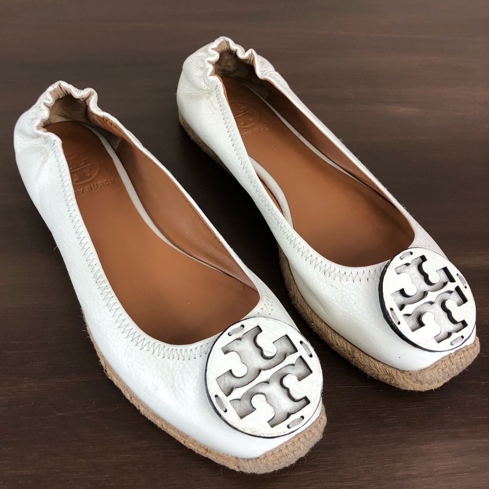 Tory Burch Reva leather espadrilles